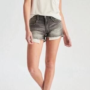 American Eagle | Gray Vintage Hi-Rise Festival Shorts